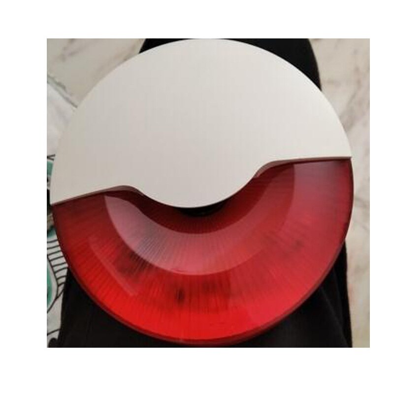 Focus MD-214R Draadloze 433Mhz/868Mhz Indoor Interne Alarm Strobe Flash Siren 110db Rood: Wired Siren