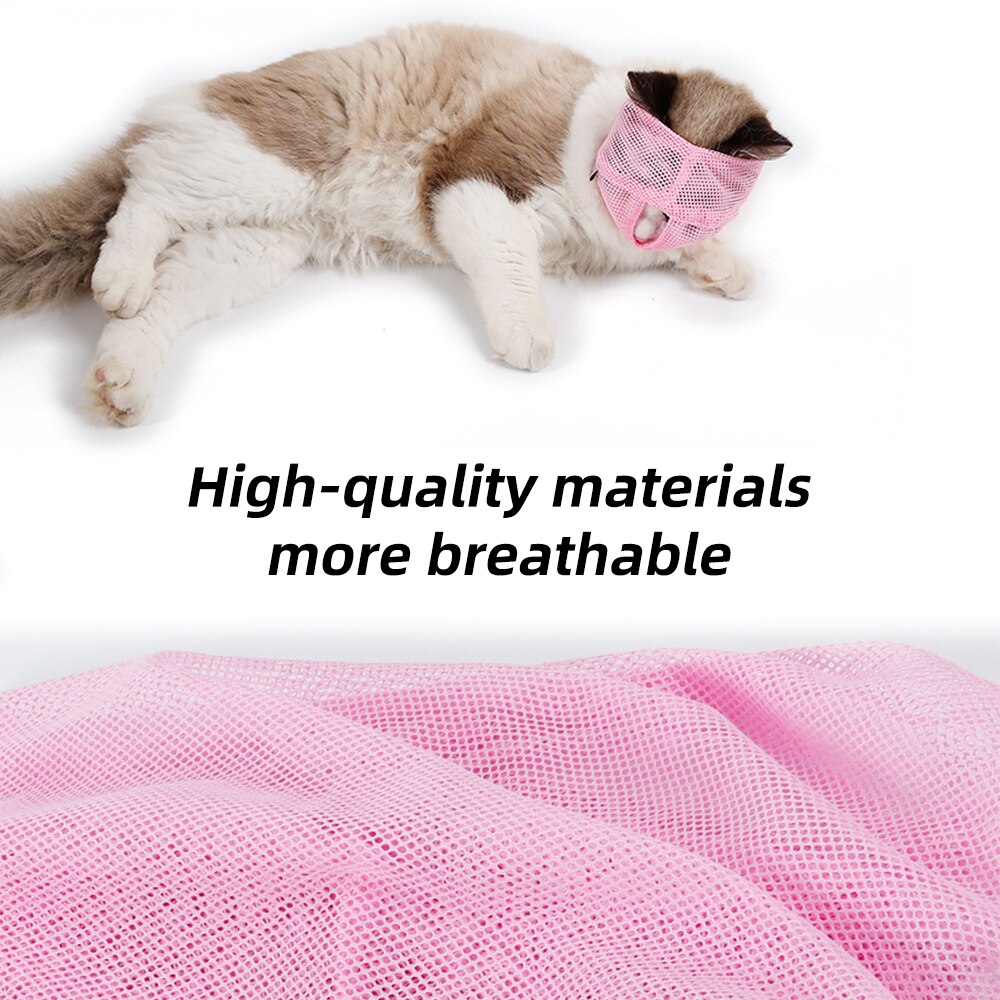 Anti-beet muilkorven voor katten, muizenmuilkorven voor kittens, badmond, masker voor katten, anti-beet muizenhoesje voor katten, dierenbenodigdheden