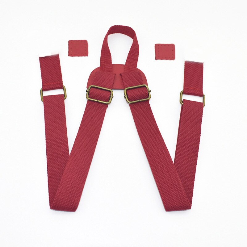 Adjustable Shoulder Bag Strap Belts DIY Replacement School Book Backpack Straps For Women Students Bag Accessories: Red