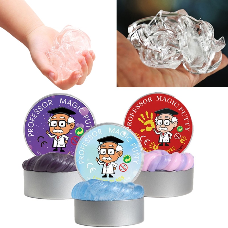 Transparante Slime Speelgoed Nooit Droog Geen Borax Kristal Lijm Plasticine Klei Kids Antistress Speelgoed Benodigdheden