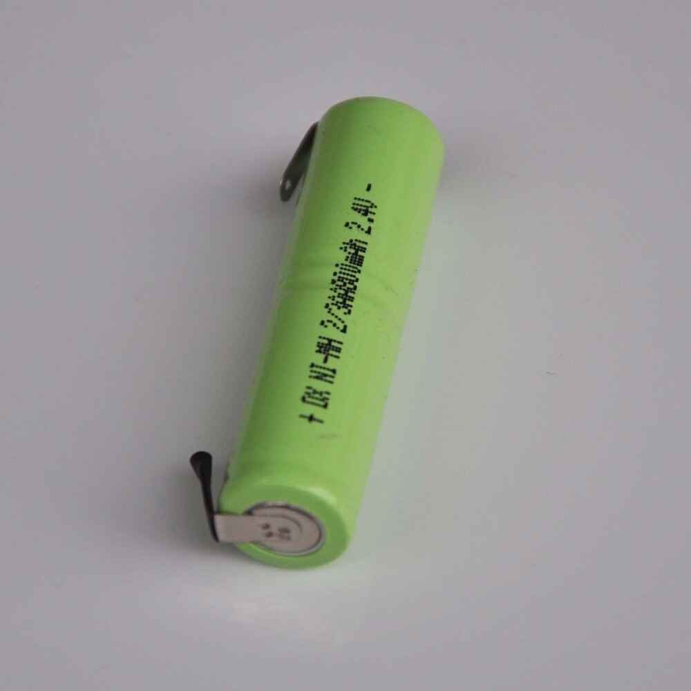 1-5 stuks 800 mah 2.4v 2/3aa ni-mh batterijpakket ni-mh cellen met laspennen voor elektrisch scheerapparaat