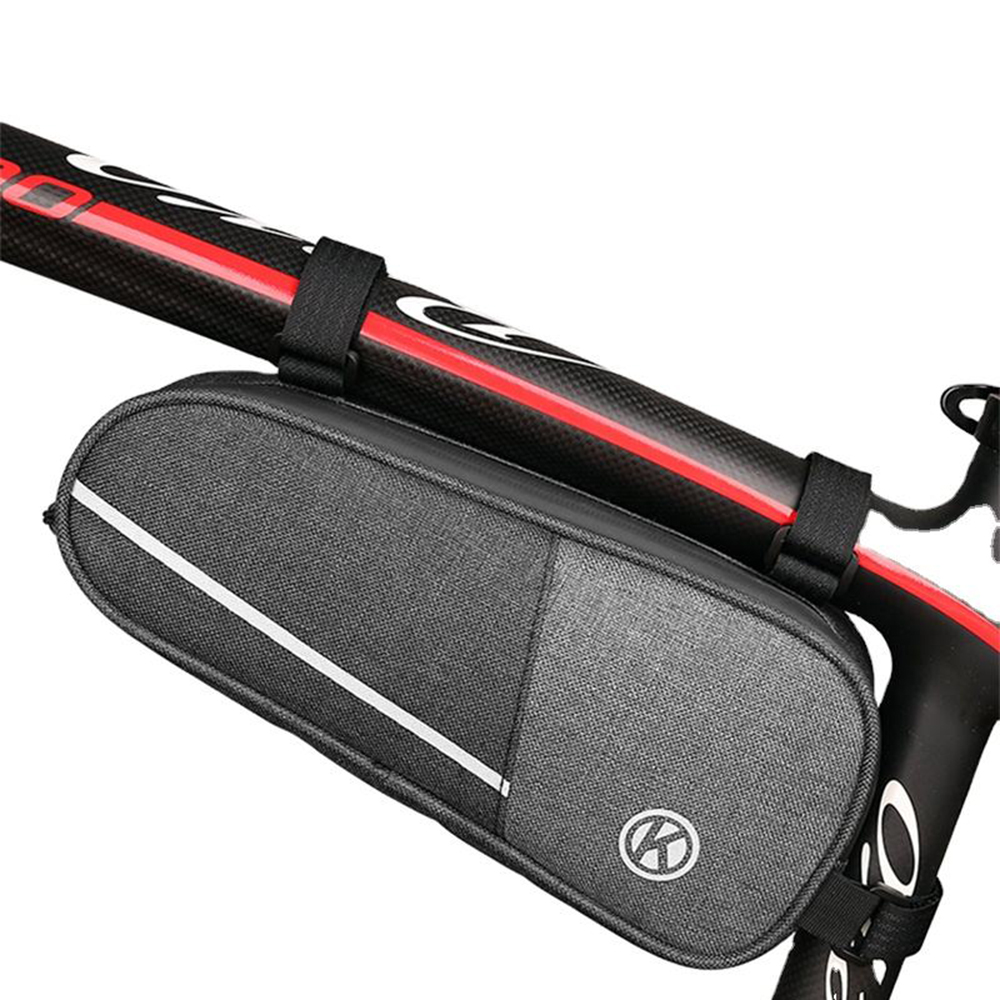Bolsa para tubo superior de bicicleta, bolsa de armazenamento de quadro de bicicleta, resistente à água, bolsa triangular, acessórios de bicicleta, bolsa para bicicleta de estrada e mtb