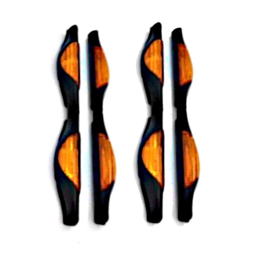 4 stk / pakke auto kofanger anti kollision ridser beskyttelse styling strip bildør beskytter lister reflektor kant beskyttelsesstyrt