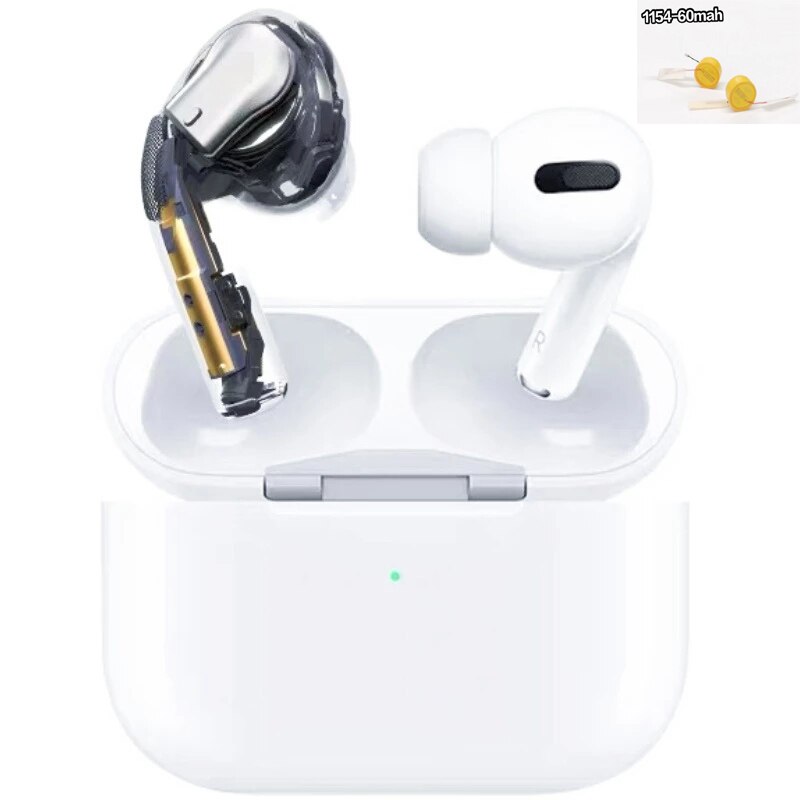 Vervangende Batterij Voor Airpods Pro Qi Draadloze Oplader Bluetooch Oortelefoon Opladen Box Batterij Voor Air Pods Pro