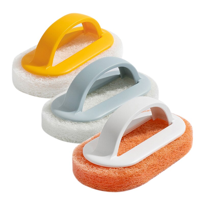 1pc Cleaning Strong Decontamination Bath Brush Sponge Eraser Cleaner Cleaning Sponges for Kitchen Bathroom Cleaning Tools