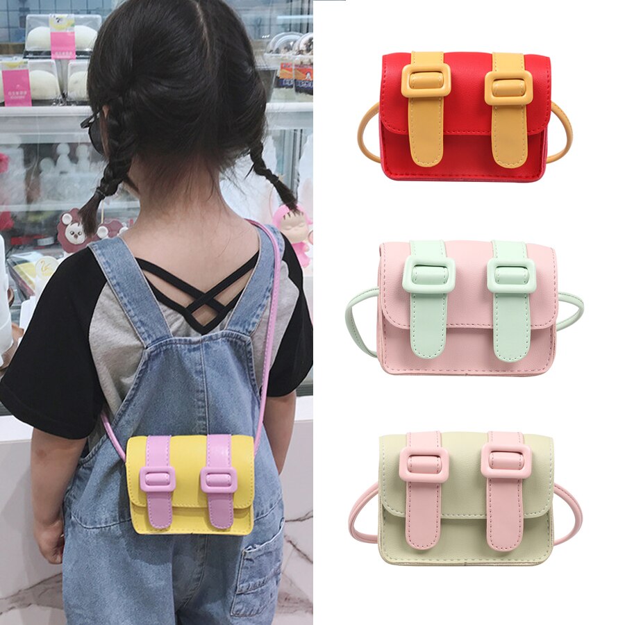 Cute Kids Mini Bag Kawaii Little Girl Small Coin Wallet Pouch Bag Toddler Party Purse Baby Messenger Bag