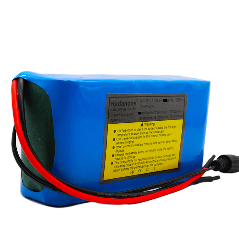 original 7S2P 29.4V 4Ah 18650 Battery pack 29.4V 4000mAh Rechargeable Battery Mini Portable Charger For LED/Lamp/Camera+charger