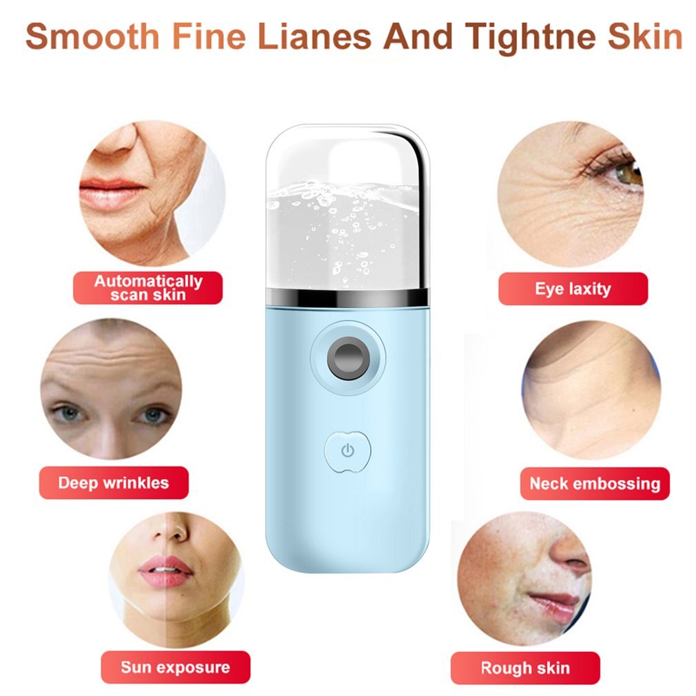 Mini 25ml Gesicht Dampf Luftbefeuchter Vernebler Schönheit Instrument Nano Nebel USB Gesichts Spritzgerät Für Persönliche Gesicht Pflege Schutz