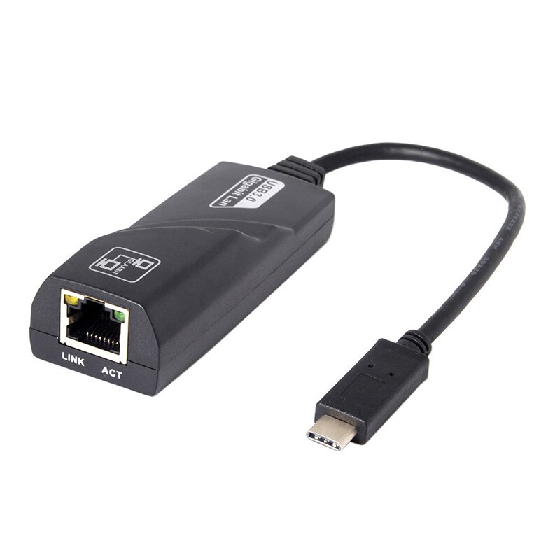 1000Mbps Ethernet LAN Network Adapter Cable For PC K Laptop Type-c USB-C To RJ45 Gigabit