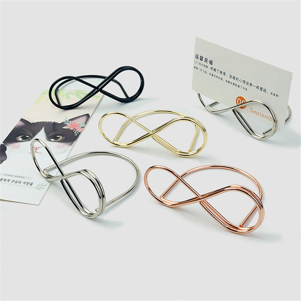 Metal Wedding Table Number Holder Stands Name Seating Labels Placecard Photo Picture Cards Display Stand for Anniversary Party