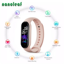 M5 slimme armbanden met kleurenscherm, sporttracker voor dames en heren, bluetooth fitnesshorloges, hartslagmeter en sportband voor android en ios