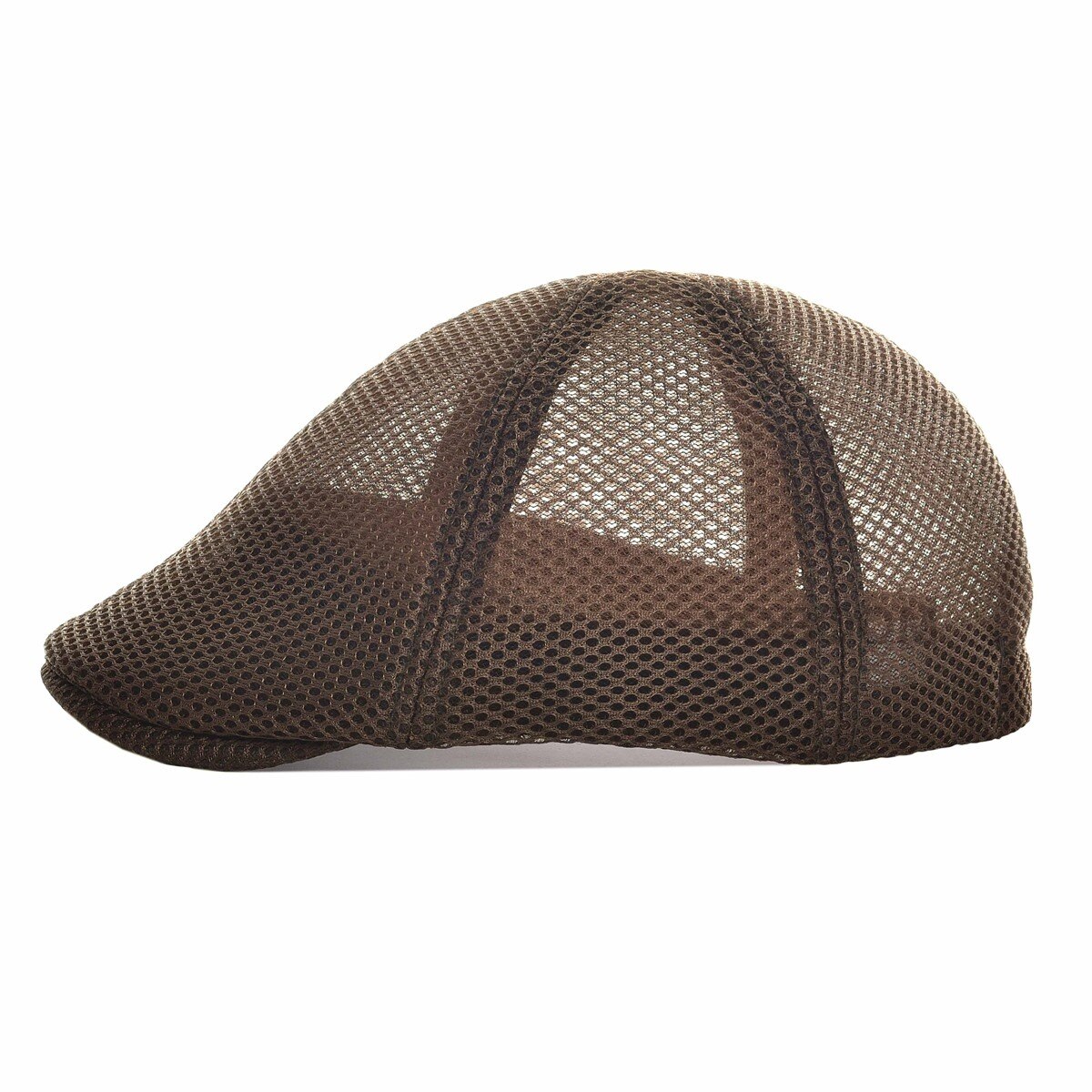 VOBOOM Summer White Flat Cap Men Women Breathable Newsboy Caps 6 Panel Lightweight Driver Beret Hat Baker Boina 125