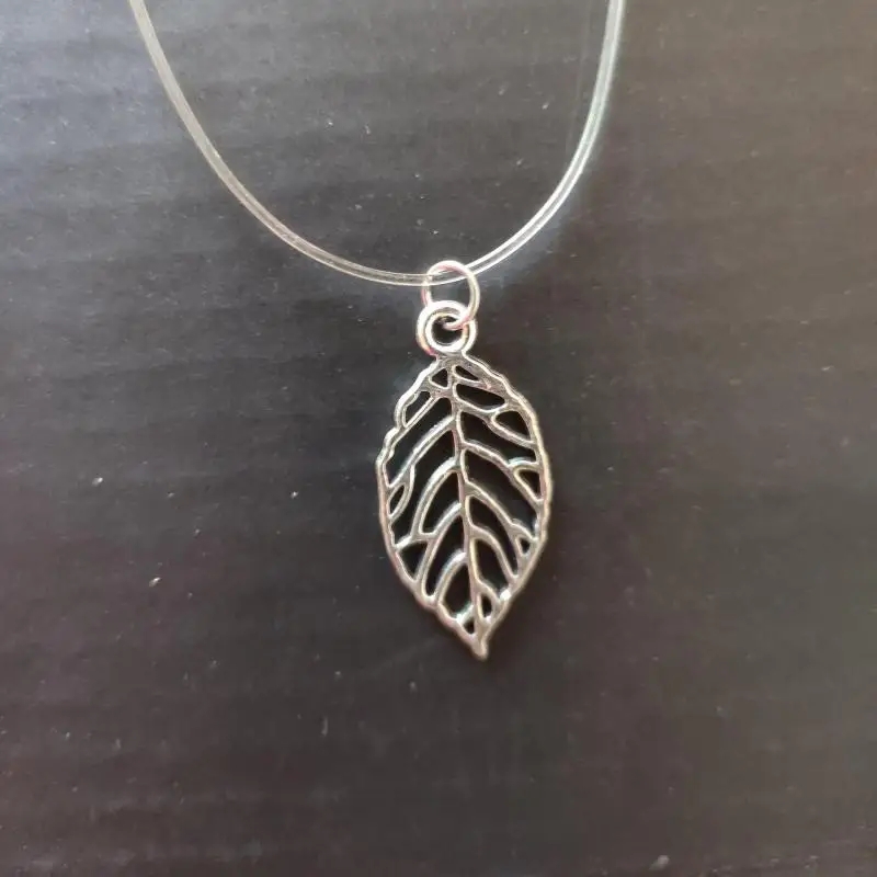 5-kleuren oogverblindende zirkoon ketting onzichtbare transparante vislijn eenvoudige hanger ketting sieraden voor vrouwen parel sieraden: Plating Pistool