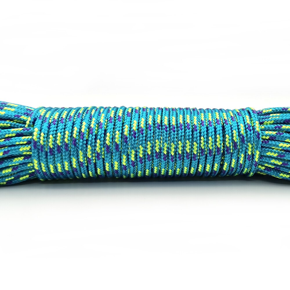 Cordón de paracaídas sólido de 3mm, cuerda Mil Spec tipo un hebra, escalada, Camping, equipo de supervivencia, Paracord: Gris / 31 m