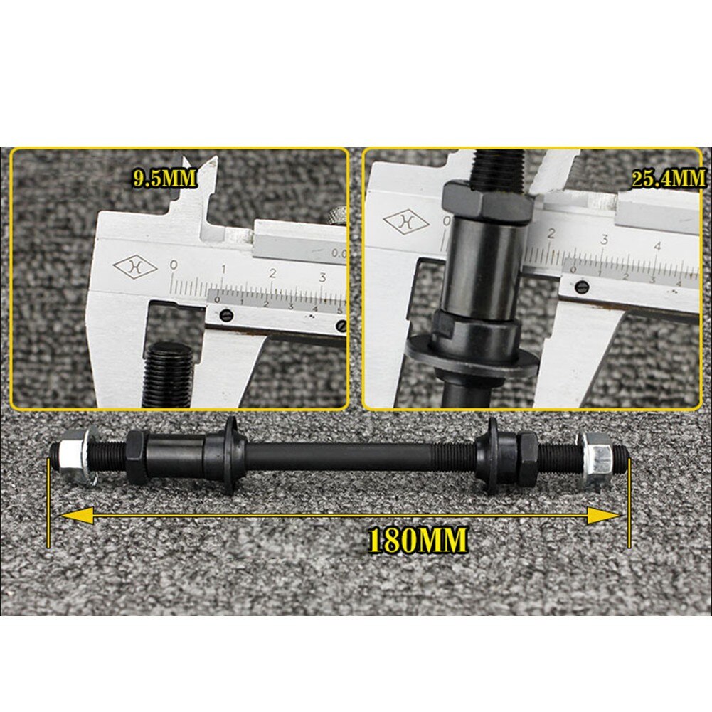 1 Pair Mountain Bike Wheel Hub Axle Front Rear Solid Spindle Shift Shaft Lever For MTB Road Bicycle Common Ball Hub Cycling Part
