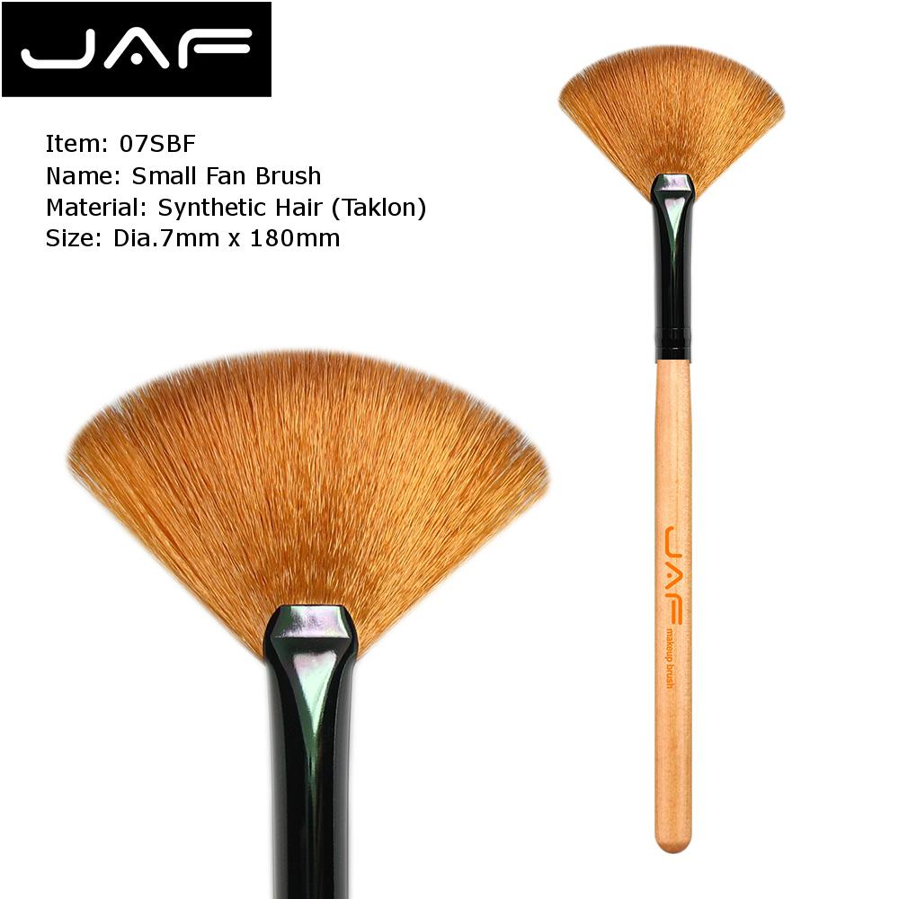 JAF Synthetic Large Fan Brush Pincel Maquiagem Agent Big Fan Brush Maquiagem Professionalfree 16SSYF: 07SBF-N