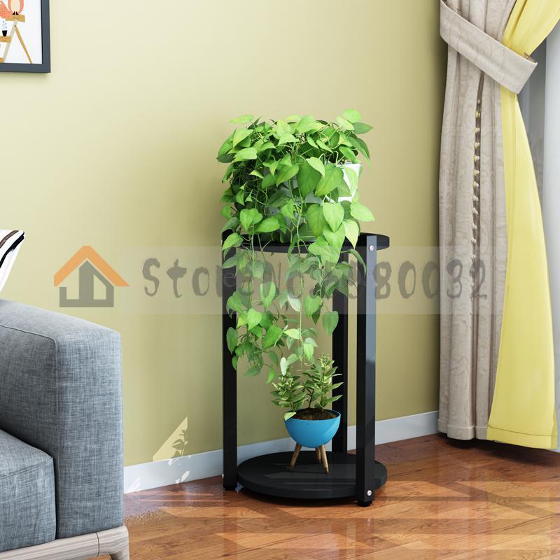Multi-layer flower stand interior decoration space balcony flower stand wrought iron living room flower pot rack small flower: VIP 7
