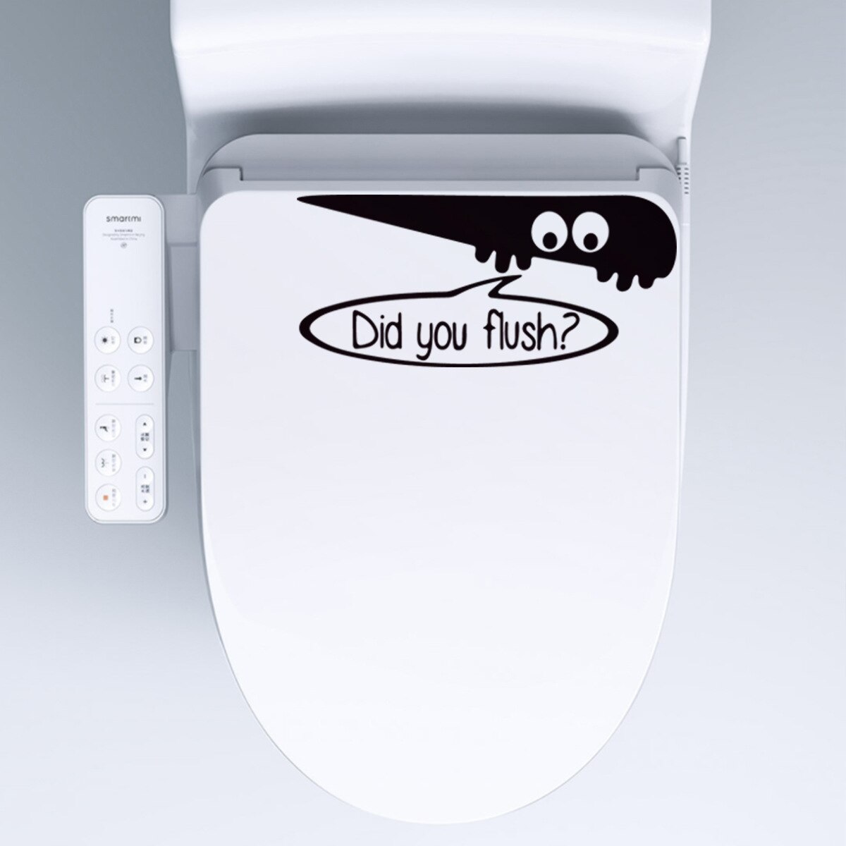 Grappig Engels Zin Heb Je Flush Toilet Sticker Kids Spoelen Herinnering Badkamer Decor #586