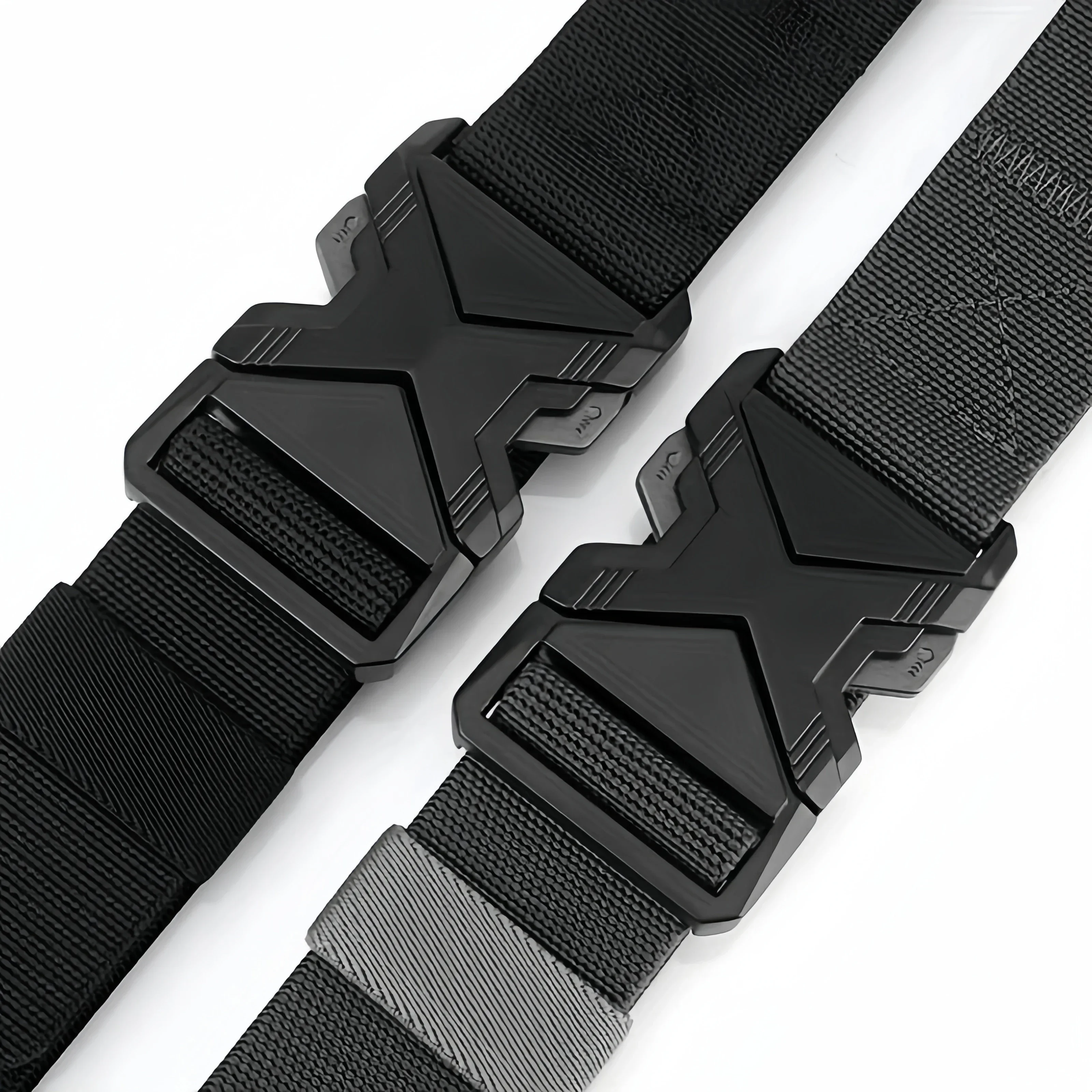 cinturón deportivo con hebilla enchufable de liberación rápida, cinturones elásticos transpirables para hombres, cinturón elástico para pantalones