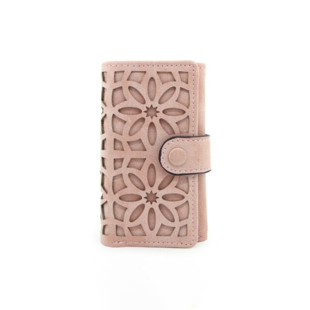 Unisex Scrub Keychain Scrub Hollow Multi-function Pouch Purse Key Cover Bag Women Key Holder Organizer Car Key Case: Pink