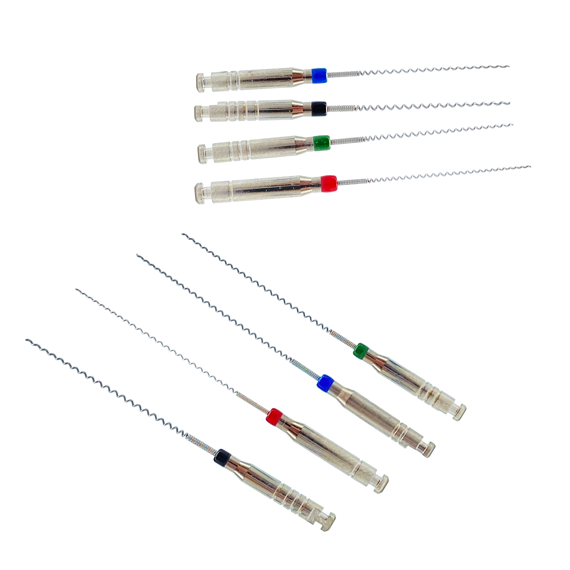 WELL CK 4 unidades/caja 21/25 mm # 25-40 portadores de pasta rotativa Dental relleno en espiral Lentulo surtido de pasta de llenado de motor herramienta de odontología