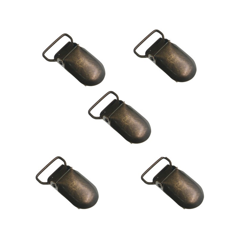 5 teile/los Bronze- Metall Schnuller befestigen Clips 15 20mm Strumpf Clips Lätzchen Halfter Antike Durcheinander DIY Zubehör