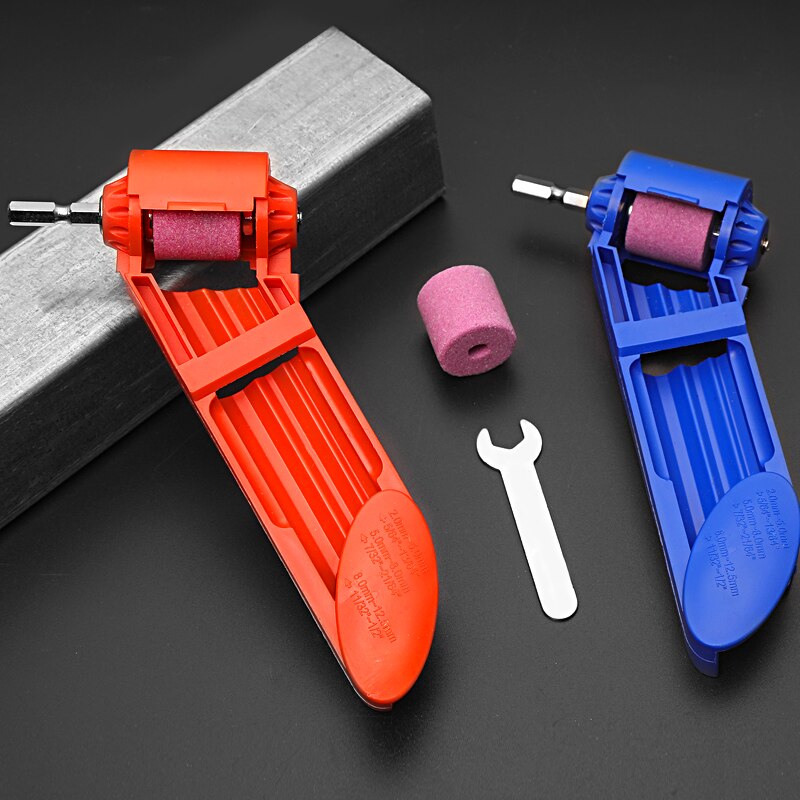 GREENERY Grinding Wheel Drill Bit Sharpener Hand Tools Nail Drill Bits Set Sharpener For Step Drill Dremel Accessories