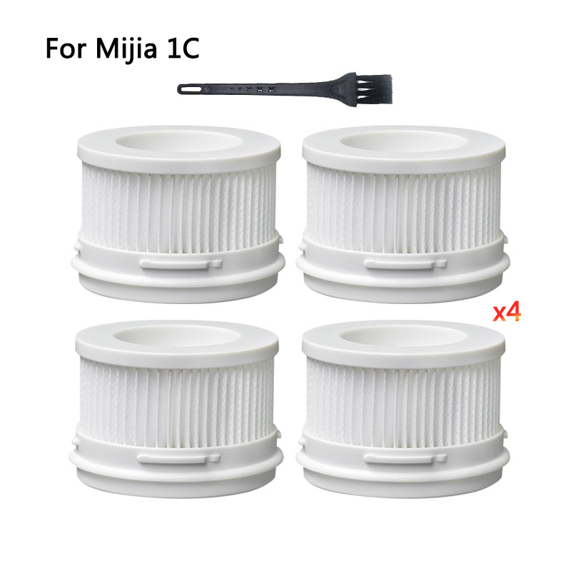per Xiaomi Norma Mijia 1C O Dreame V9 V9B V9D V10 Parti Filtro Hepa Strumento per la rimozione degli acari Spazzola principale kit Aspirapolvere portatile: Borgogna