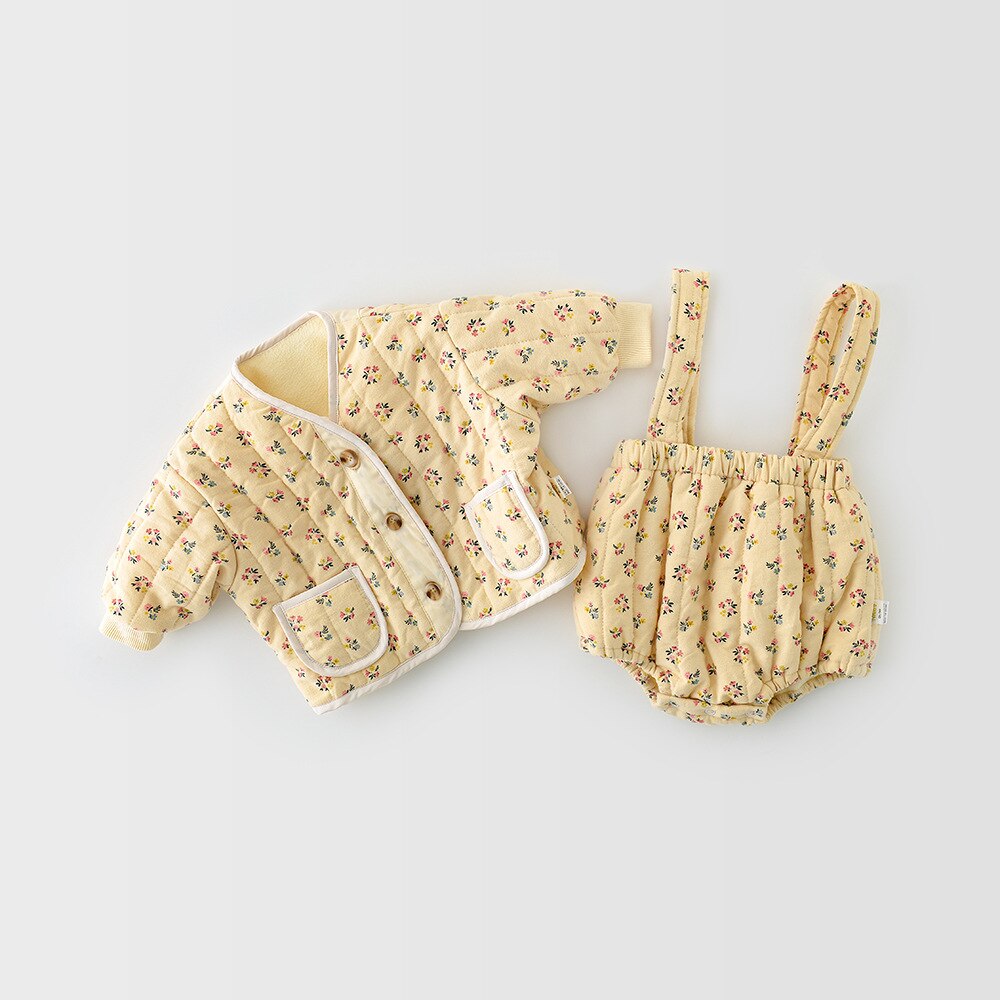 Mono de invierno para niños y niñas, mono de una pieza para bebés, ropa gruesa y cálida para niñas
