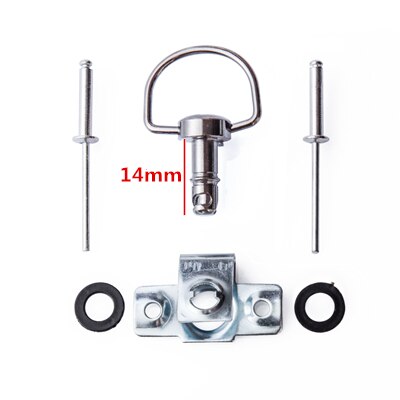 Motorfiets Quick Release D-RING 1/4 Turn Ras Kuip Fasteners Rivet 17mm 14mm voor KTM voor DUCATI Scrambler voor BMW