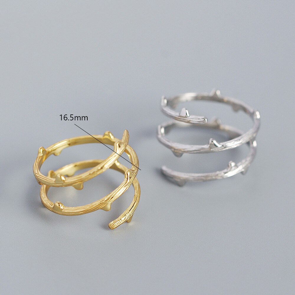 Gold spiral rings for women , 925 sterling silver chips, stackable rings, minimalist dainty jewelry, hypoallergenic jewelry