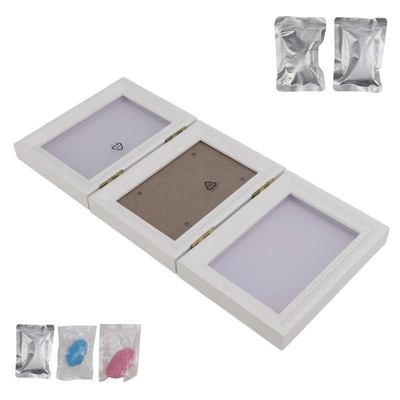 Cadre Photo avec empreinte de patte pour chien, Kit de cadre Photo amovible pour animaux de compagnie