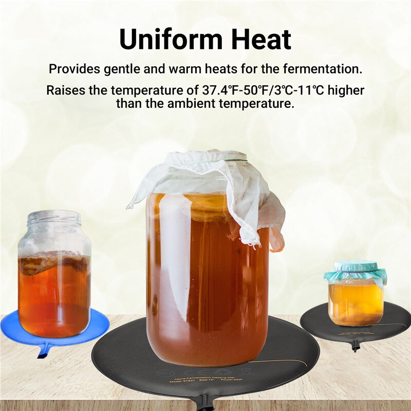 Inkbird Homebrew Waterdichte Gisting Verwarming Pad 25W Warm Hydrocultuur Verwarmde Mat 220V Voor Brouwen Zaailing Planten Ontkiemen