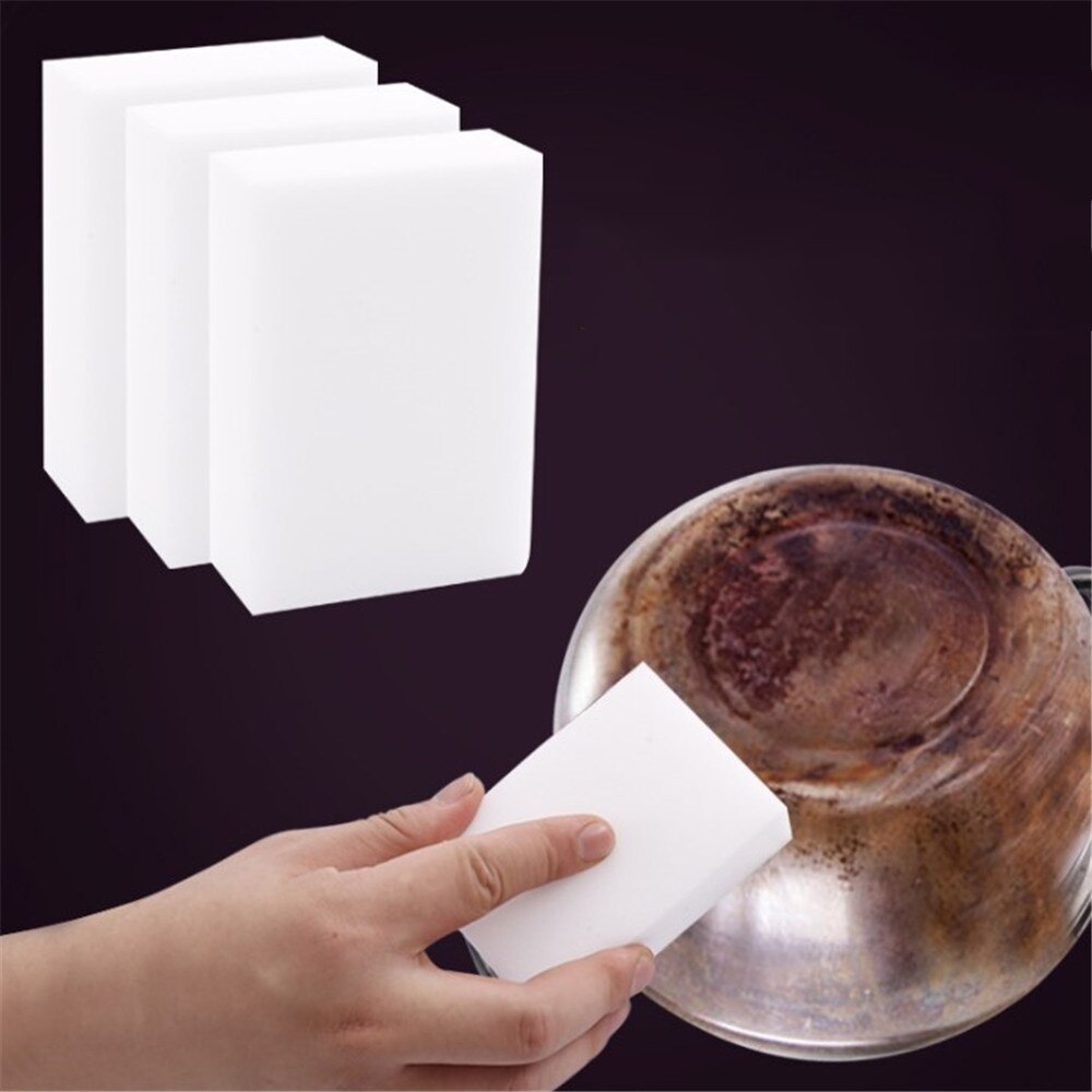 White Melamine Sponge Magic Sponge Eraser For Kitchen Office Bathroom Clean Accessory/Dish Cleaning Nano 100*60*20mm