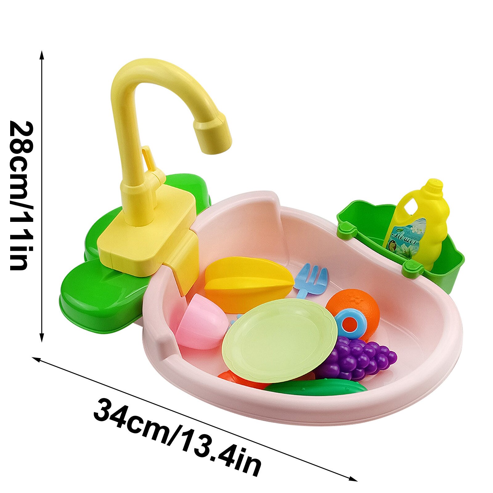 Keuken Speelgoed Sink Met Running Water Speelgoed Voor Kinderen Educatief Cadeaus Voor Meisjes Jongens Enfant Jouet Keuken Cozinha Infantil: C