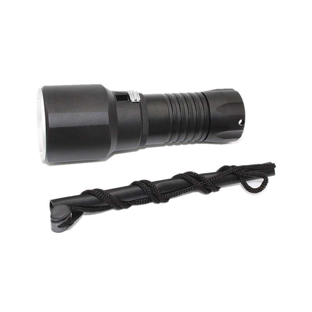Undervanns 100m scuba vanntett dykker lommelykt xm -l2 led hvitt lys power  by 32650 batteri