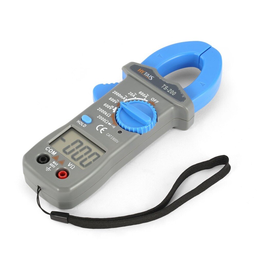 HYTAIS TS200 Digital Clamp Meter Multimeter Voltage Current Resistance Clampmeter AC/DC Tester 600A 600V Voltmeter Multimeter