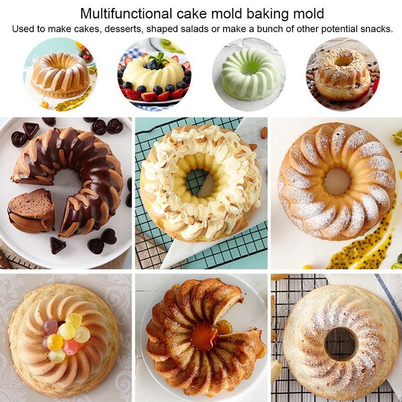 1 teile/satz Silikon Kuchen bilden Runde Geformt Muffin Cupcake Backformen Küche Kochen Backformen Hersteller DIY Kuchen Dekorieren Werkzeuge #3