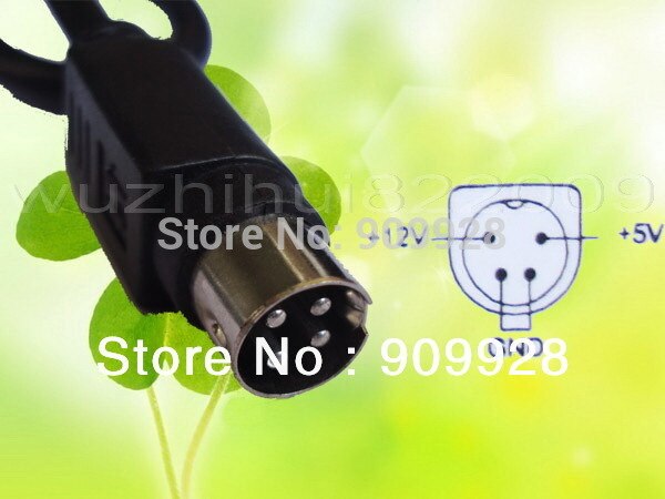 100V - 240V AC to DC 12V / 5V 2A for HDD Enclosure Case Power Supply Adapter 4 pin 2000mA 4PIN