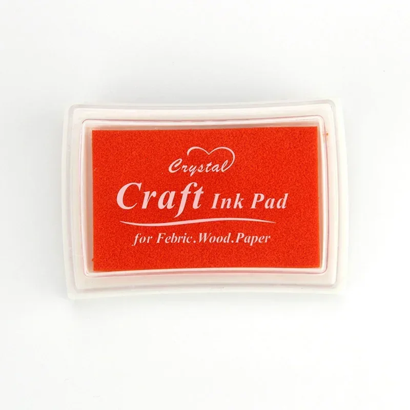 20 Colors Inkpad Rubber Stamp Handmade DIY Craft Oil Based Ink Pad Fabric Wood Paper Colorful Cartoon Finger Print Scrapbooking: PURPLE