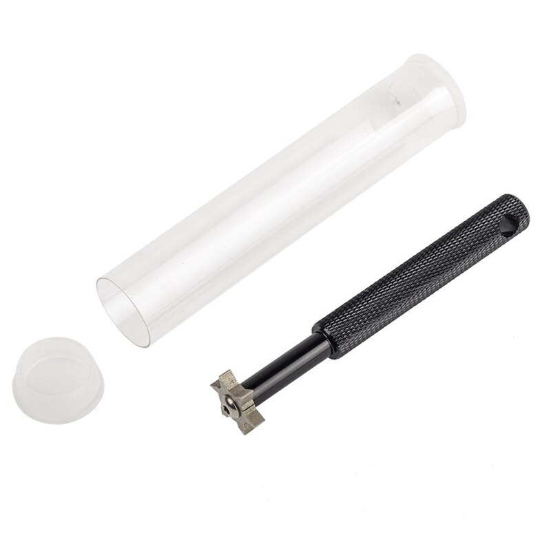 Groove Sharpener with 6 Heads 2 Pieces Ditch Cleaner and 1 Piece 6 Angle Head Set for Golf Club Groove Sharpener