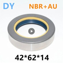 NBR + AU verbindung öl dichtung rahmen öl dichtung hochdruck maschine Modell: 42*62*14/42x62x14