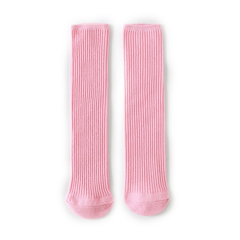 1 paar Eltern-Art Socken Für freundlicher Erwachsene Doppel Nadel Feste Farbe Socken Baby Hohe Socken Jungen Mädchen socken Frühling Herbst: 04
