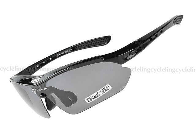 Rockbros cykelsolbriller fotokromiske cykelbriller polariserede briller til mænd kvinder udendørs  uv400 mtb cykelvej: 10003