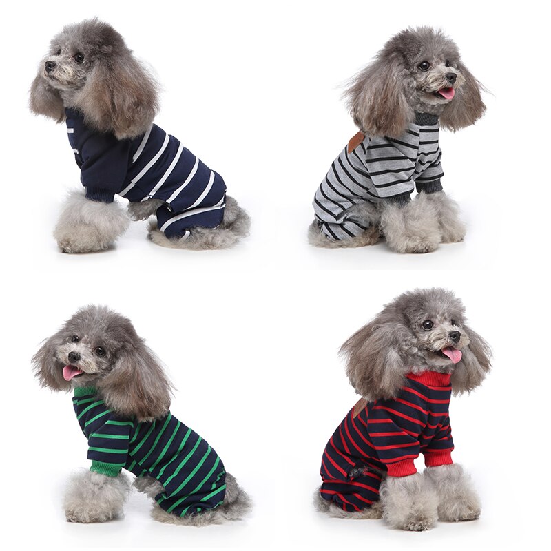 Jumpsuit Pyjama Puppy Kat Winter Kleding Pyjama Terrier Pyjama Overalls Puppy Cat Kleding Kleding Pyjama Voor Kleine Honden C