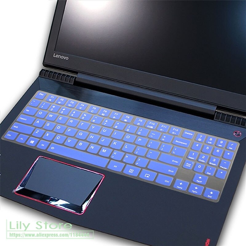 Silikonowe US układ klawiatury Protector skóry do 15.6 ''Lenovo Legion Y720 Y540 Y545 Y530 Y520 R720 Y7000 15'' Y730 Y740 17'': blue