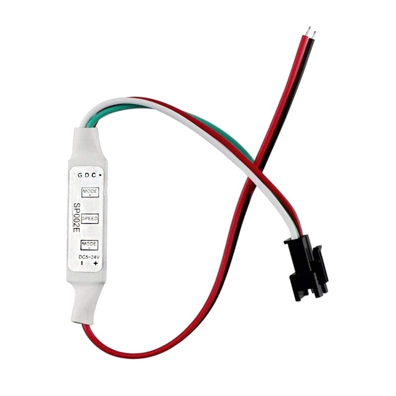 Ws2812b Controller Controlador Rgb Led Strip 12v5v Bluetooth Sp107e Sp110e Muziek Rf Pixel Colorido Com Controle Mini Adresseerbare: SP002E