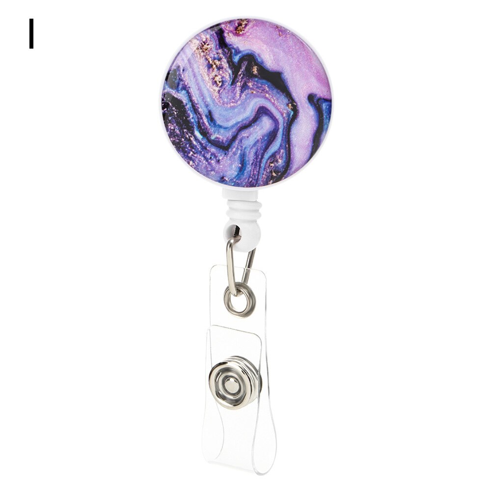 Porte-Badge rétractable d'infirmière, porte-Badge de nom d'infirmière, porte-carte d'identité drôle, pince pivotante, pour étiquette de nom de travail, fourniture de bureau, 1 pièce