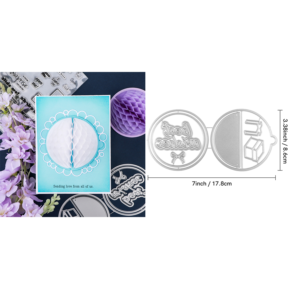 Almohadillas de papel de panal para manualidades 3D DIY y tarjetas emergentes Almohadillas de tejido de panal Colores surtidos para proyectos de manualidades Cumpleaños Añadir diversión: violet