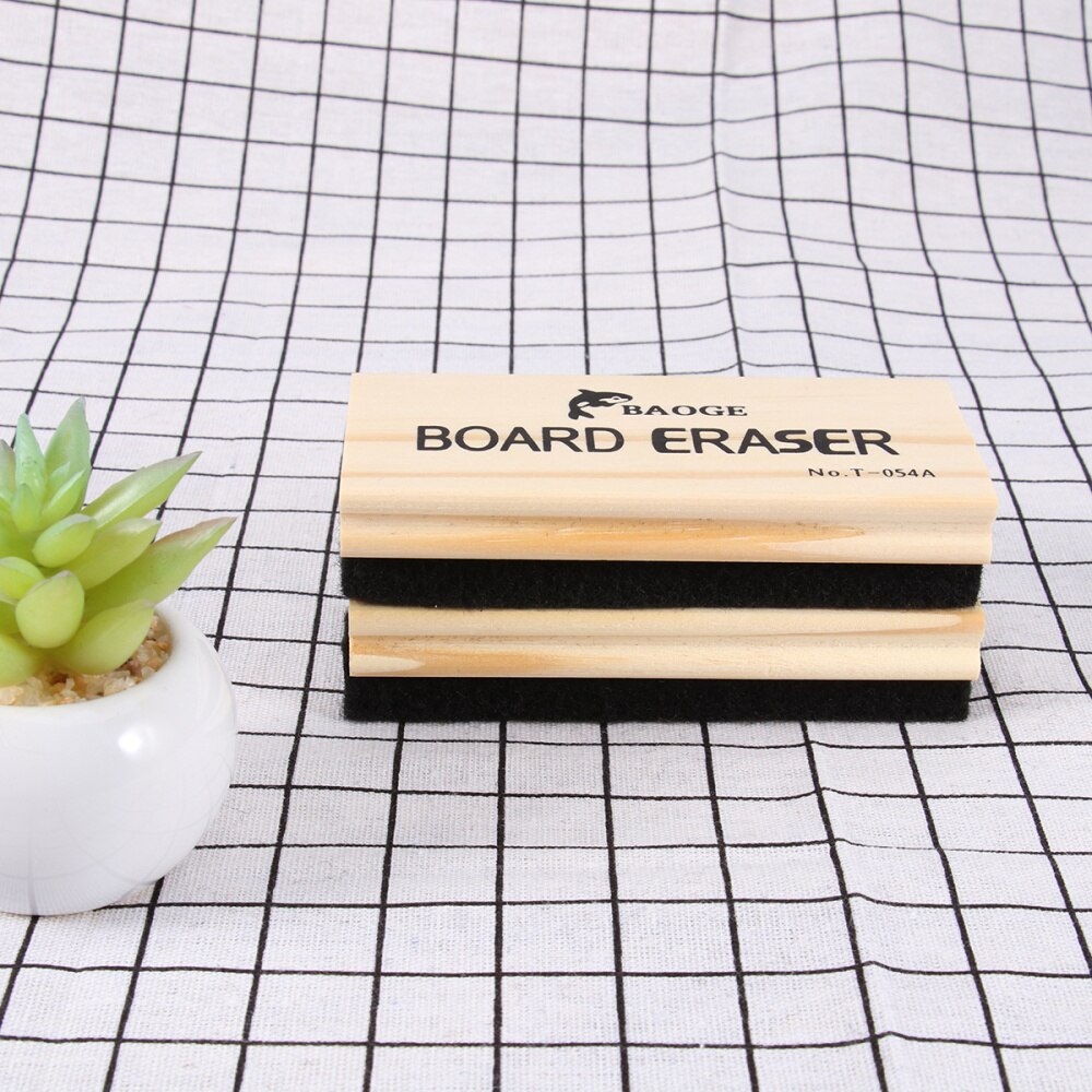 2pcs Chalkboard Eraser Wool Felt Eraser Dustless Wood Blackboard Eraser Chalkboard Eraser